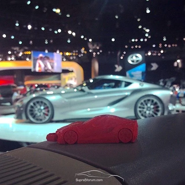 Toyota Supra FT1 Keychain Red.webp