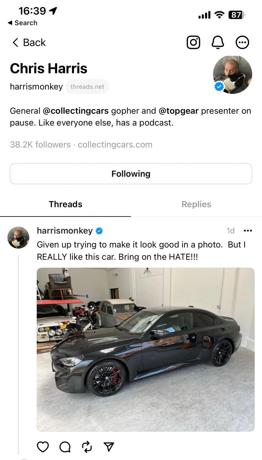G87 Test Harris Top Gear.webp