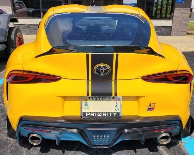 Supra Rear View with License Blanked Out.webp