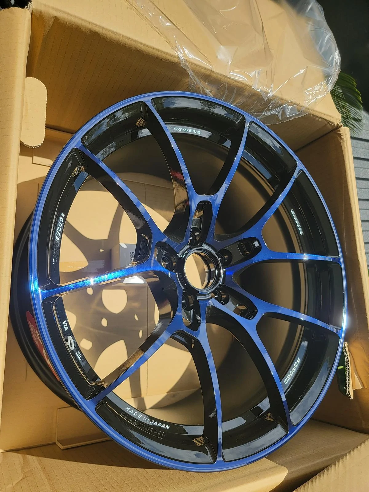 Rays / Volk Racing G025 Dark Blue DC Limited Wheels / Tires