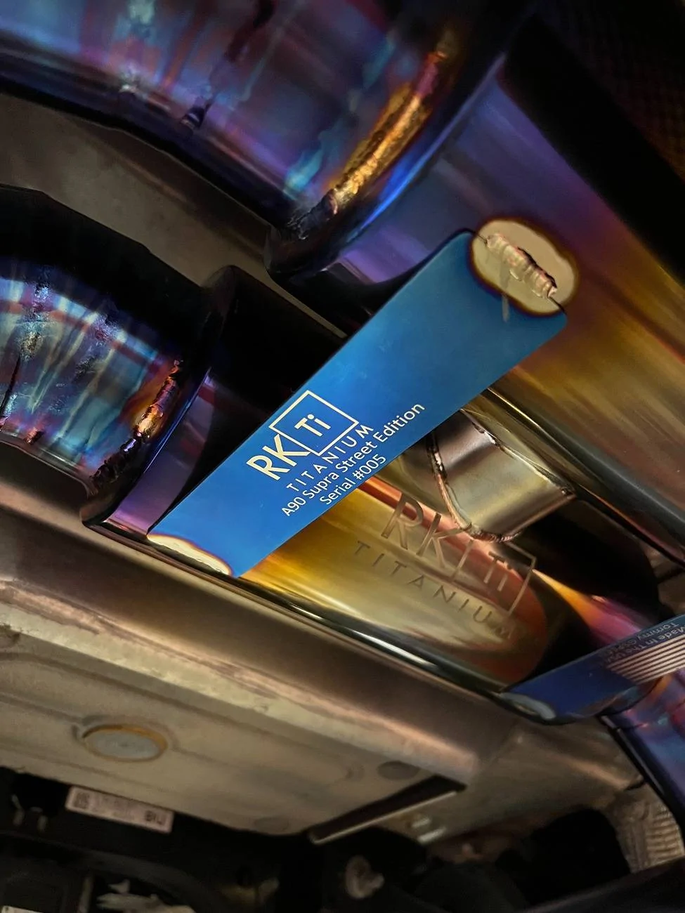 RK Titanium Street Edition Dual Exhaust | SupraMKV - 2020+