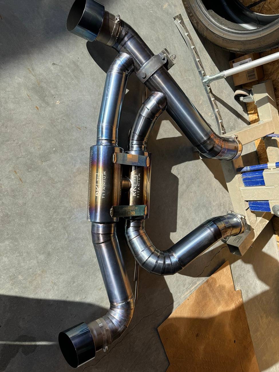 RK Titanium Street Edition Dual Exhaust | SupraMKV - 2020+