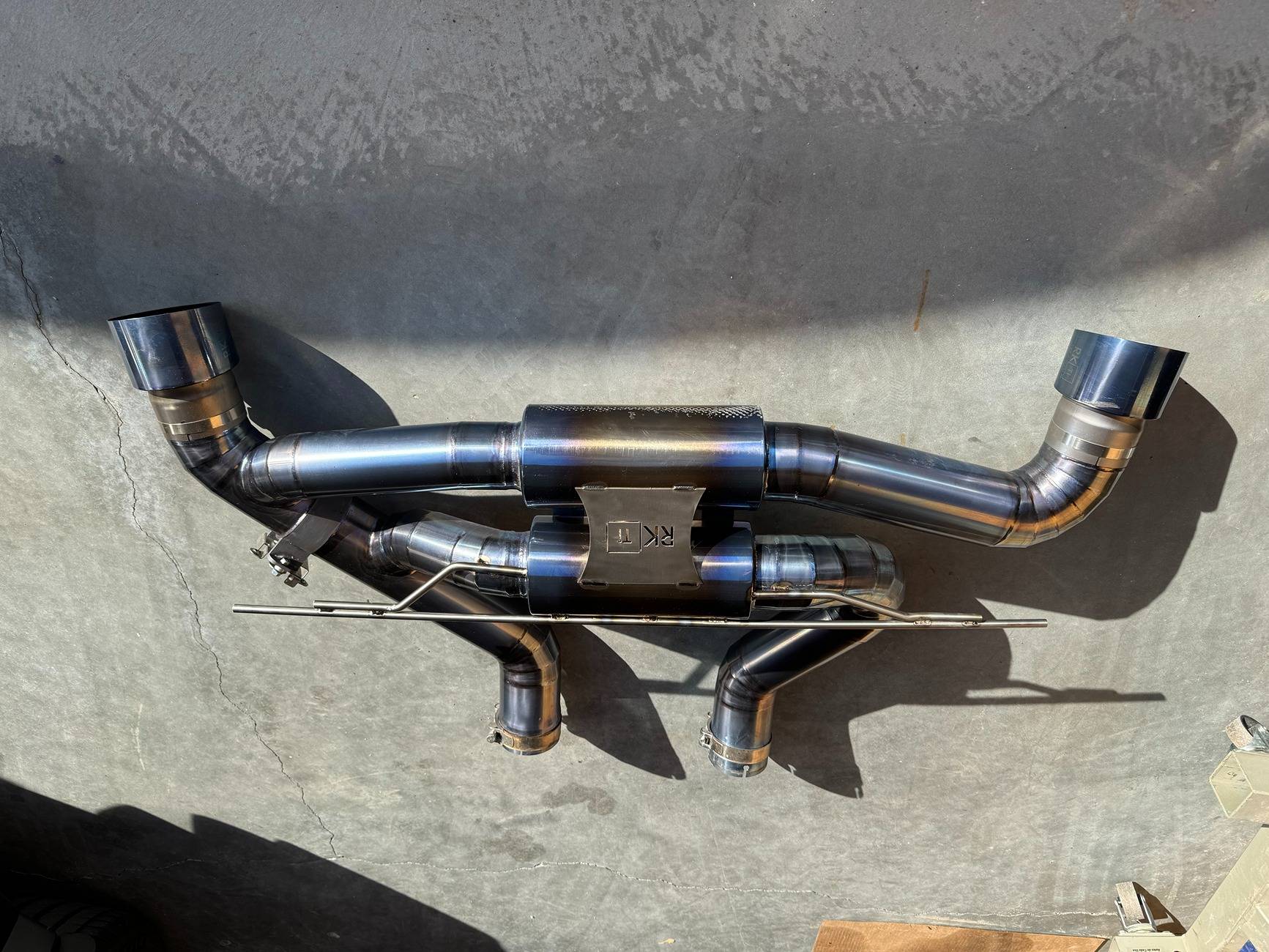 RK Titanium Street Edition Dual Exhaust | SupraMKV - 2020+