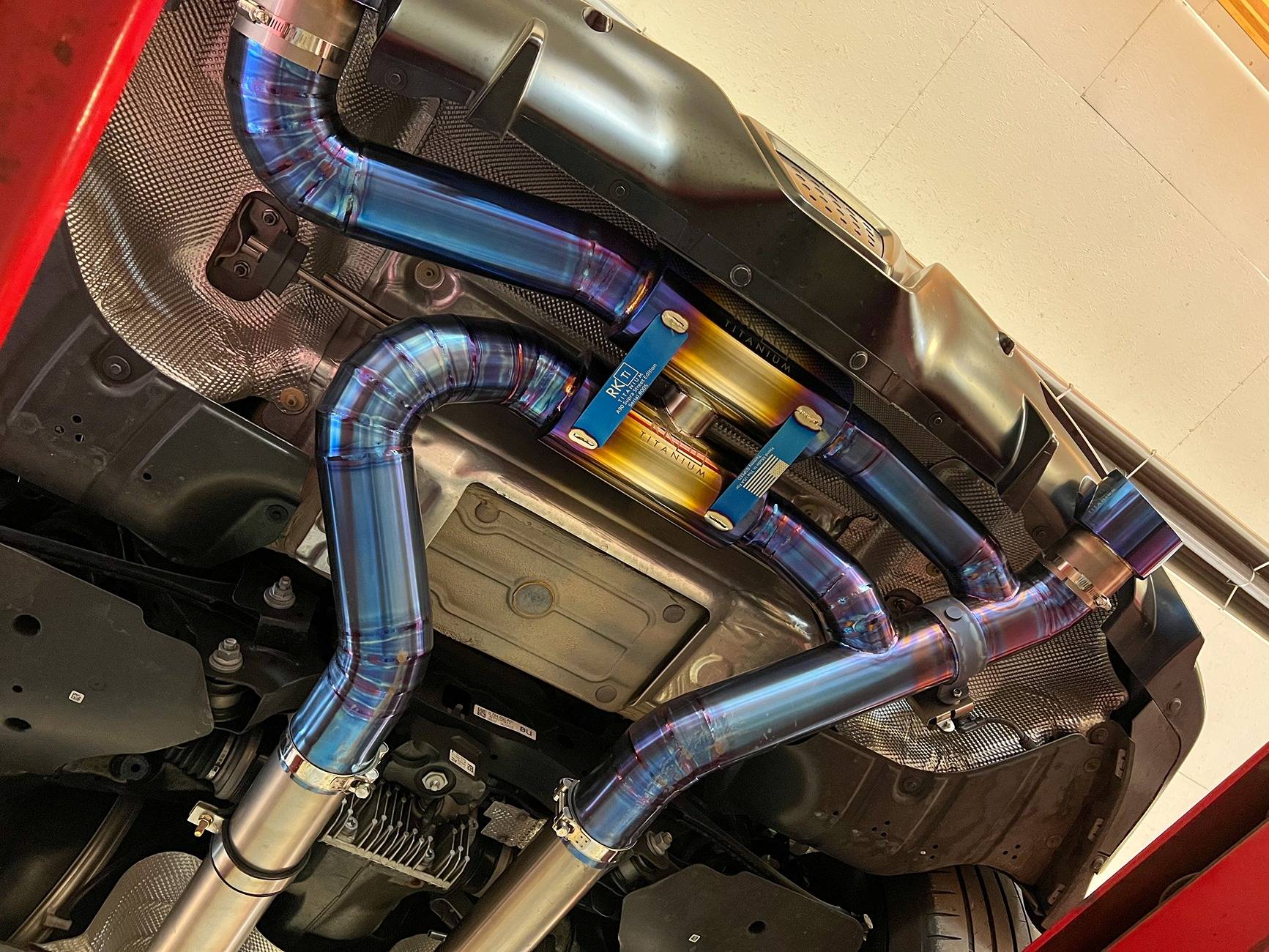 RK Titanium Street Edition Dual Exhaust | SupraMKV - 2020+ Toyota