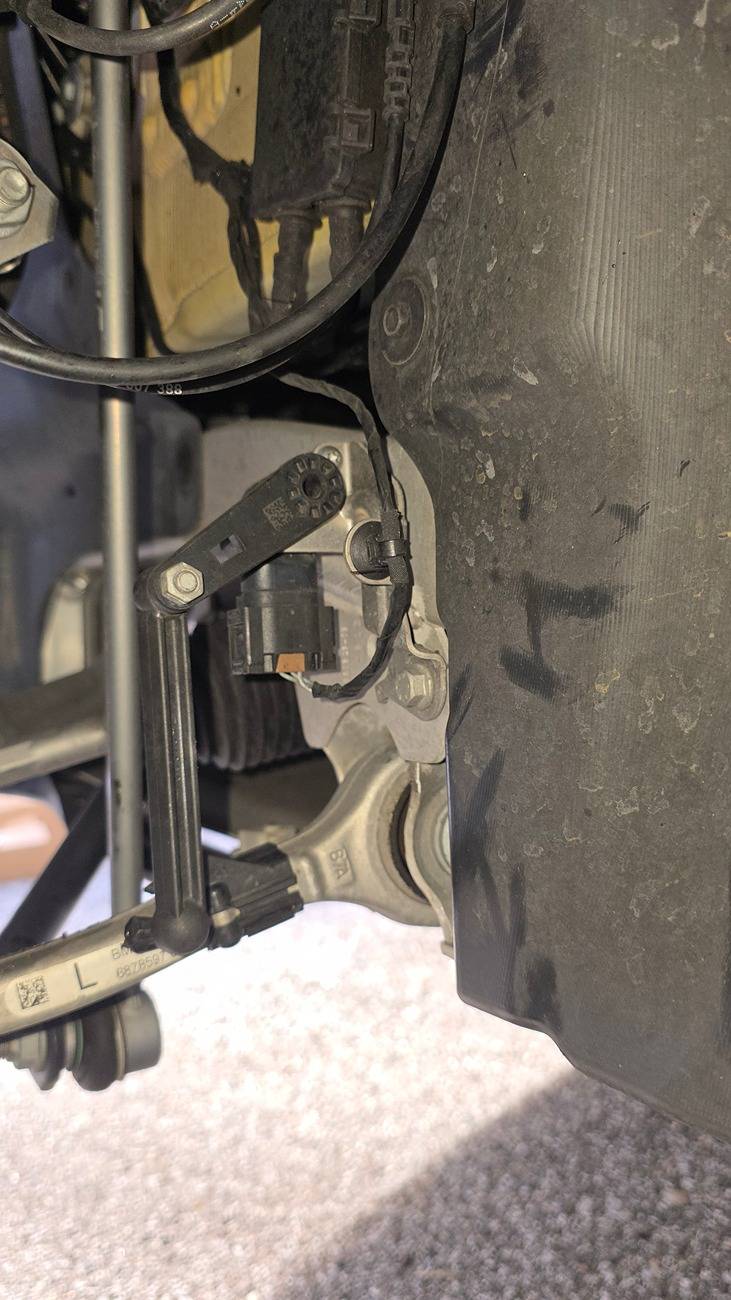 Front Ride Height Sensor Bracket Broken After Springs