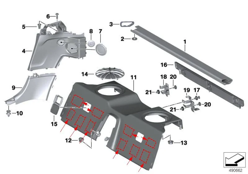Woofer Cover rear - felt strips.webp