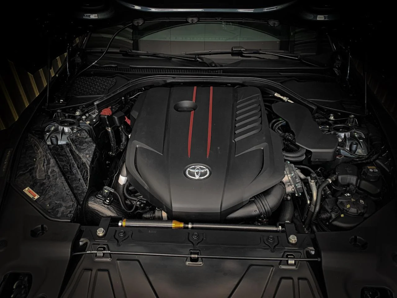 Armaspeed cold Forged carbon air intake for Supra A90 MK5.webp