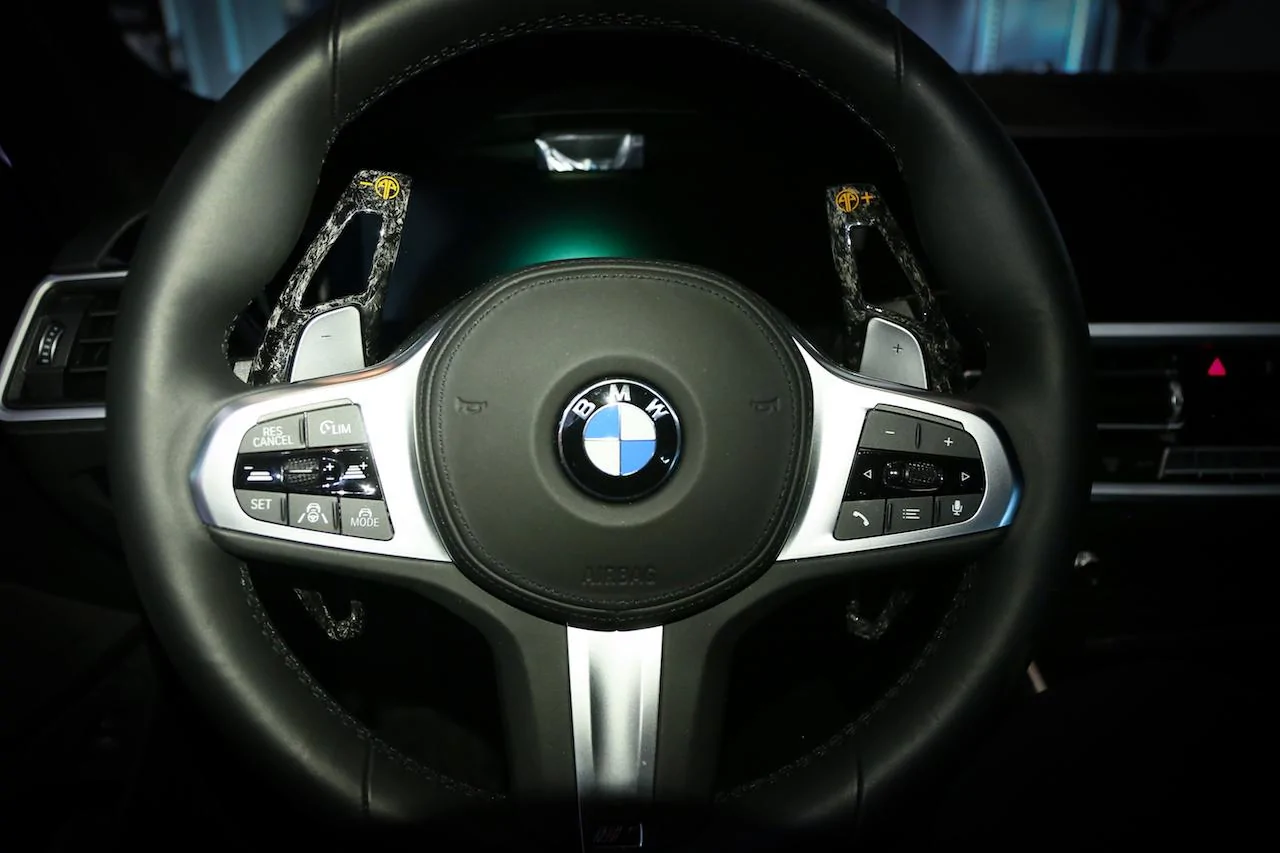 BMW G20 320 330  Armaspeed forged carbon fiber paddle shifters.webp