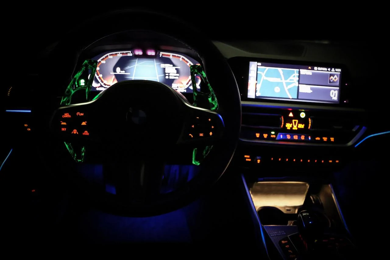BMW G20 330 320  Armaspeed forged carbon fiber paddle shifter - luminous edition.webp