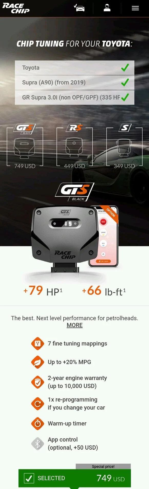 Race Chip GTS Black | SupraMKV - 2020+ Toyota Supra Forum (A90 MKV