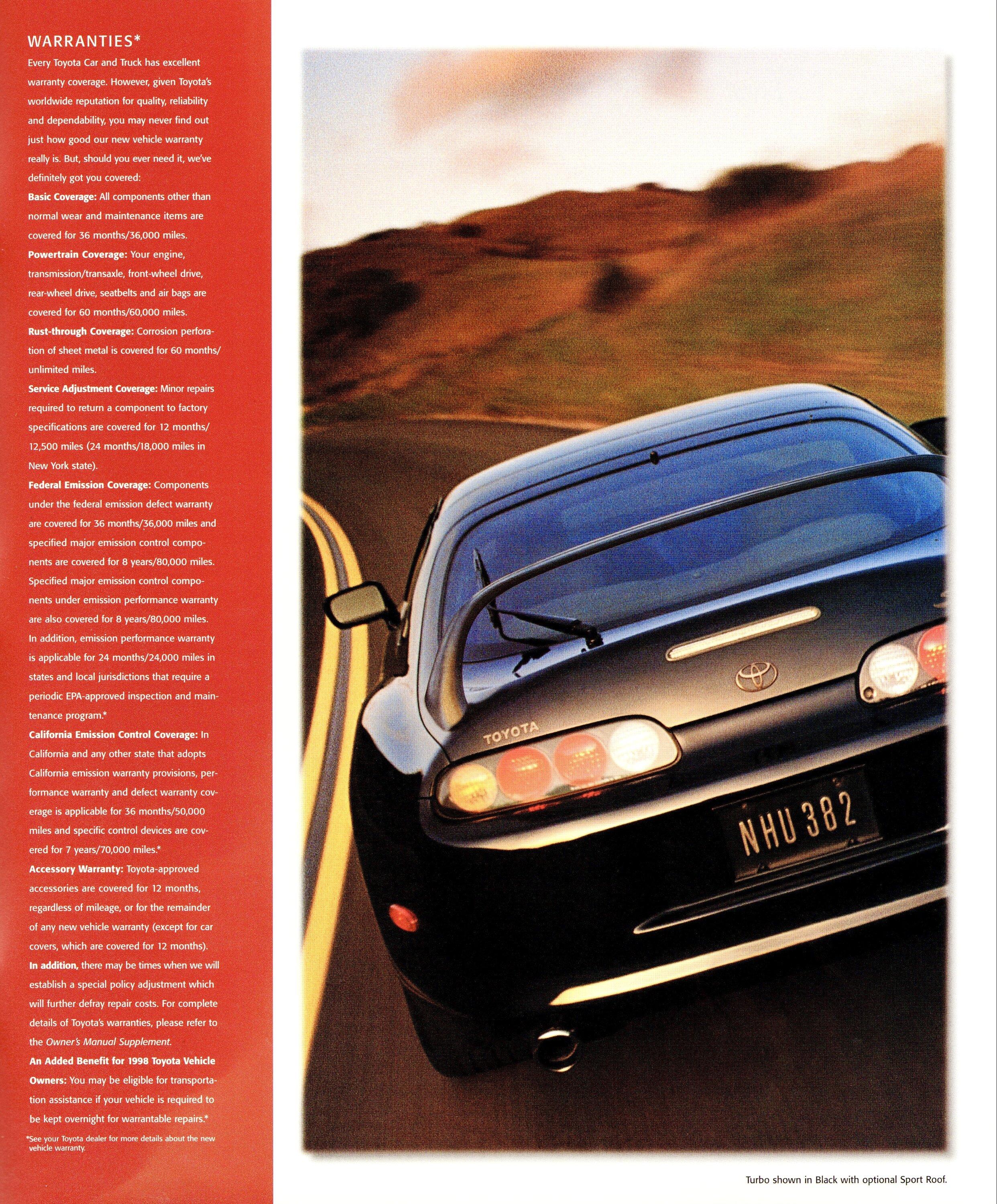 MIV Supra Brochure circa 1998 | SupraMKV - 2020+ Toyota Supra